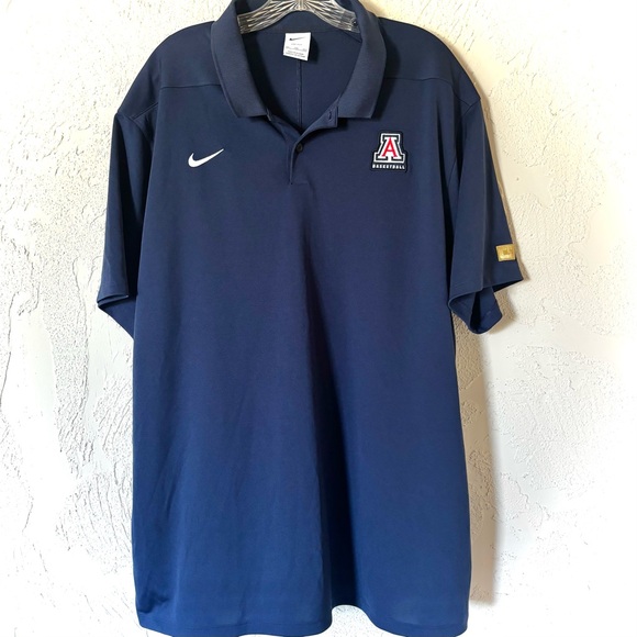 University of Arizona Basketball Nike Elite Men’s XXL Dri-Fit Golf Polo - Picture 1 of 8